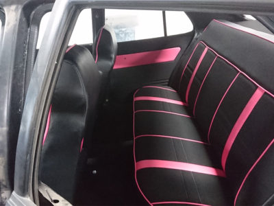 Black & Pink Car Seats